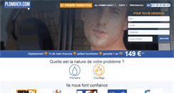 Desktop Screenshot of plombier.com